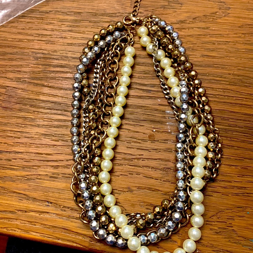 6 strand pearl necklace